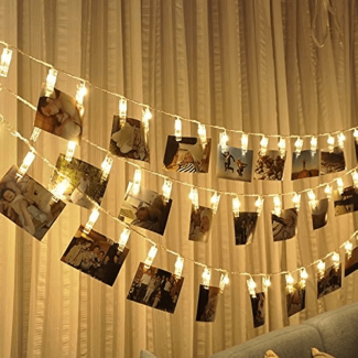 20 LED Photo Clips String Lights
