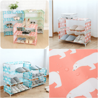 5 Layers Non-woven Waterproof Shoe Rack