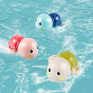 Pack Of 3 Wind Up Turtle Bath Toy