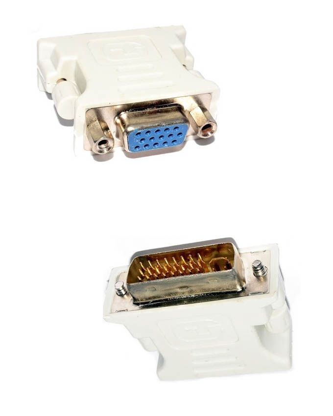 DVI Male (24+5 PIN) to VGA Female(15 PIN) connecter
