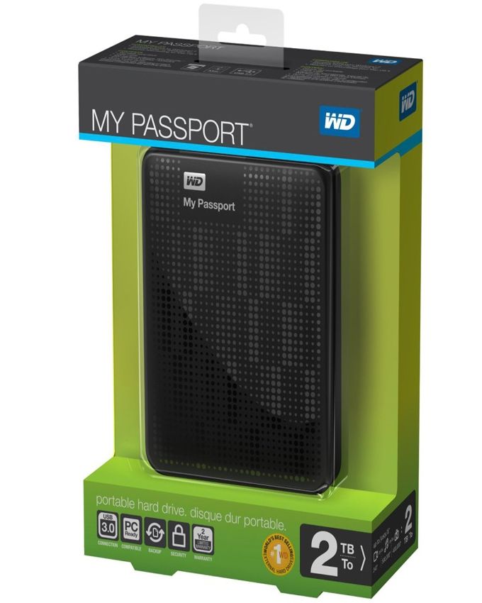 WD My Passport HDD Hard Disk 2.5 Inch Case USB 3.0